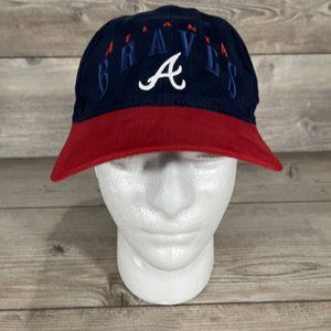 VTG Atlanta Braves Strapback Hat Retro 90s Twins Enterprise 100% Cotton